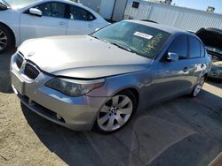 Salvage cars for sale at Vallejo, CA auction: 2007 BMW 530 I