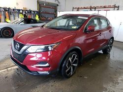 Salvage cars for sale at Candia, NH auction: 2021 Nissan Rogue Sport SL