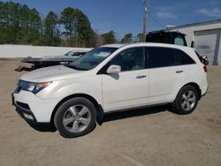 Salvage cars for sale at Seaford, DE auction: 2012 Acura MDX Technology