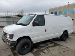Salvage cars for sale at Littleton, CO auction: 2001 Ford Econoline E250 Van