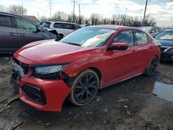 Salvage cars for sale at Columbus, OH auction: 2017 Honda Civic Sport Touring