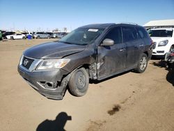 Salvage cars for sale at Brighton, CO auction: 2015 Nissan Pathfinder S