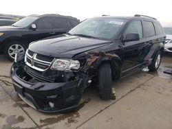 Salvage cars for sale from Copart Grand Prairie, TX: 2017 Dodge Journey SXT