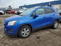 Salvage cars for sale from Copart Woodhaven, MI: 2016 Chevrolet Trax 1LT