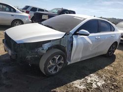 Salvage cars for sale from Copart San Martin, CA: 2021 KIA Forte FE