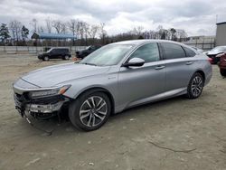 Salvage cars for sale from Copart Spartanburg, SC: 2019 Honda Accord Touring Hybrid