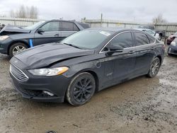 Salvage cars for sale at Arlington, WA auction: 2017 Ford Fusion SE Phev
