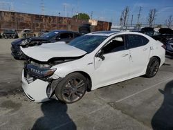 Salvage cars for sale at Wilmington, CA auction: 2019 Acura TLX Technology