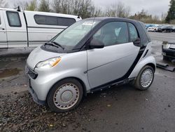 Salvage cars for sale from Copart Portland, OR: 2015 Smart Fortwo Pure