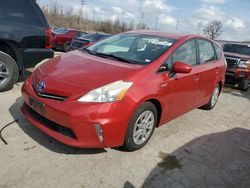 Salvage cars for sale at Bridgeton, MO auction: 2014 Toyota Prius V