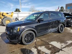 Salvage cars for sale at Denver, CO auction: 2022 KIA Telluride SX