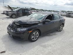 Salvage cars for sale at Arcadia, FL auction: 2017 Honda Civic LX