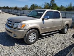 Salvage cars for sale from Copart Memphis, TN: 2006 Toyota Tundra Double Cab SR5