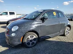 Salvage cars for sale at Antelope, CA auction: 2017 Fiat 500 Electric