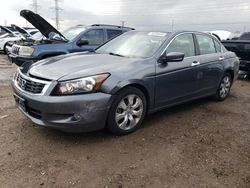 Salvage cars for sale at Elgin, IL auction: 2008 Honda Accord EXL