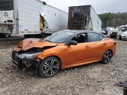 Nissan salvage cars for sale: 2021 Nissan Sentra SR