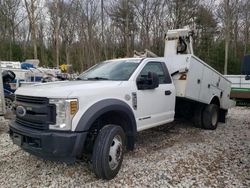 Salvage cars for sale from Copart West Warren, MA: 2019 Ford F550 Super Duty