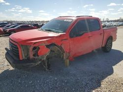 Salvage cars for sale at Sikeston, MO auction: 2015 Ford F150 Supercrew