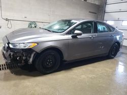 Salvage cars for sale at Blaine, MN auction: 2014 Ford Fusion S