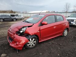 Salvage cars for sale from Copart Columbia Station, OH: 2014 Mitsubishi Mirage ES