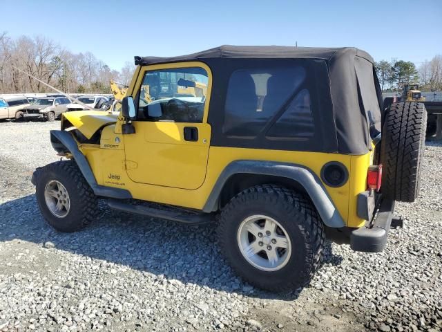 2006 Jeep Wrangler / TJ Sport