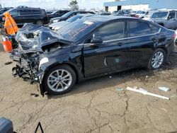 Salvage cars for sale at Woodhaven, MI auction: 2020 Ford Fusion SE