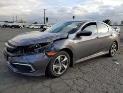 Salvage cars for sale at Colton, CA auction: 2020 Honda Civic LX