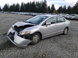 Honda salvage cars for sale: 2007 Honda Civic Hybrid