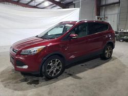 Salvage cars for sale at North Billerica, MA auction: 2014 Ford Escape Titanium
