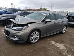 Salvage cars for sale from Copart Chicago Heights, IL: 2017 Chevrolet Cruze Premier