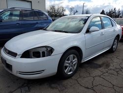 Chevrolet Impala LS salvage cars for sale: 2011 Chevrolet Impala LS