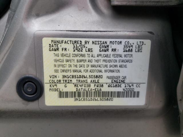 2006 Nissan Sentra 1.8