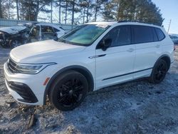 Salvage cars for sale at Loganville, GA auction: 2022 Volkswagen Tiguan SE R-LINE Black