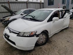 Honda salvage cars for sale: 2007 Honda Civic Hybrid