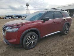 Nissan salvage cars for sale: 2023 Nissan Pathfinder Platinum