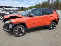 Salvage cars for sale at Brookhaven, NY auction: 2018 Jeep Compass Trailhawk