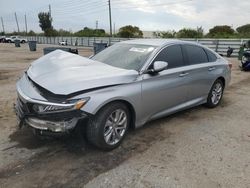 Salvage cars for sale at Miami, FL auction: 2018 Honda Accord LX