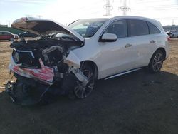 Salvage cars for sale at Elgin, IL auction: 2019 Acura MDX Technology