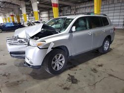 Salvage cars for sale at Woodburn, OR auction: 2013 Toyota Highlander Base