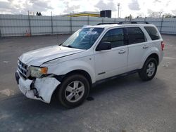 Salvage cars for sale at Antelope, CA auction: 2008 Ford Escape XLT