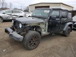 Salvage cars for sale from Copart New Britain, CT: 2014 Jeep Wrangler Unlimited Sport