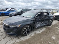 Vehiculos salvage en venta de Copart Indianapolis, IN: 2018 Honda Accord Sport