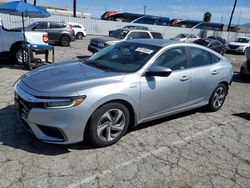 Salvage cars for sale at Van Nuys, CA auction: 2019 Honda Insight EX
