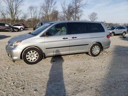 Salvage cars for sale from Copart Cicero, IN: 2008 Honda Odyssey LX