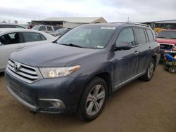 Toyota salvage cars for sale: 2013 Toyota Highlander Limited