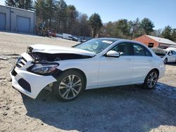 Salvage cars for sale from Copart Mendon, MA: 2015 Mercedes-Benz C 300 4matic