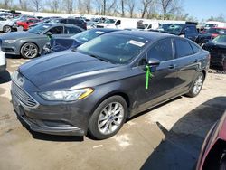Salvage cars for sale from Copart Bridgeton, MO: 2017 Ford Fusion SE