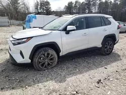Salvage cars for sale at West Warren, MA auction: 2024 Toyota Rav4 XLE Premium