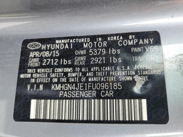 2015 Hyundai Genesis 3.8L