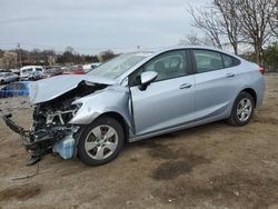 Chevrolet Cruze LS salvage cars for sale: 2018 Chevrolet Cruze LS